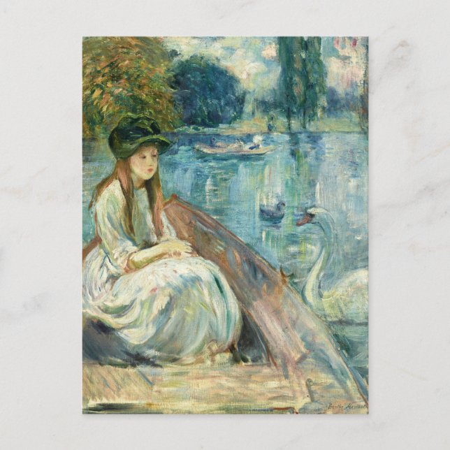Carte Postale Jeanne Fourmanoir Sur le Lac | Berthe Morisot (Devant)