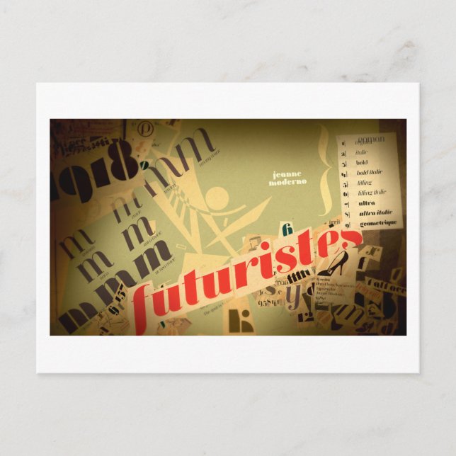 Carte Postale Jeanne: Futuristes (Devant)