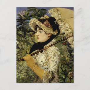 Carte Postale Jeanne : Printemps 1881 par Manet