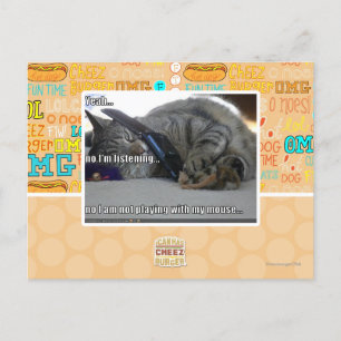 Carte Postale J'écoute