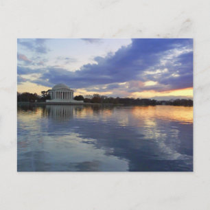 Carte postale Jefferson Memorial Sunset