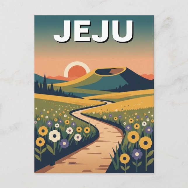 Carte Postale Jeju Island South Korea Travel (Devant)