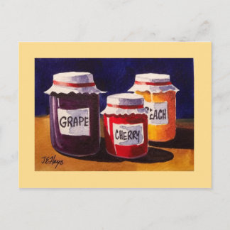 Carte postale Jelly Jars de grand-mère