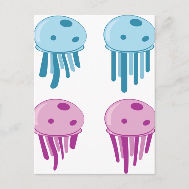 Carte Postale Jellyfish (Devant)