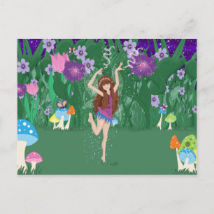 Carte postale Jen Flower Fairy
