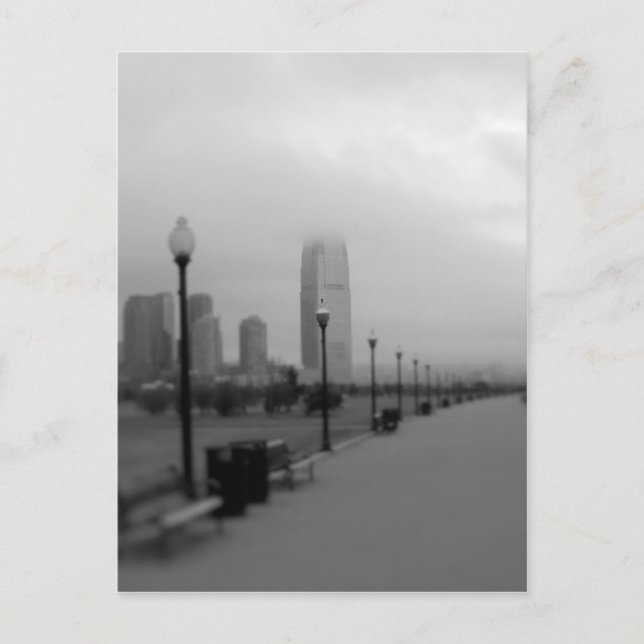 Carte Postale Jersey City Du Liberty State Park (Devant)