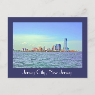 Carte Postale Jersey City, New Jersey, États-Unis