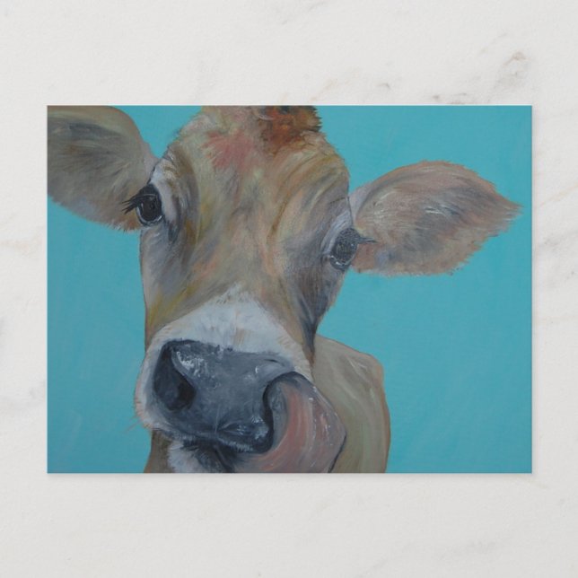 Carte Postale Jersey Cow (Devant)