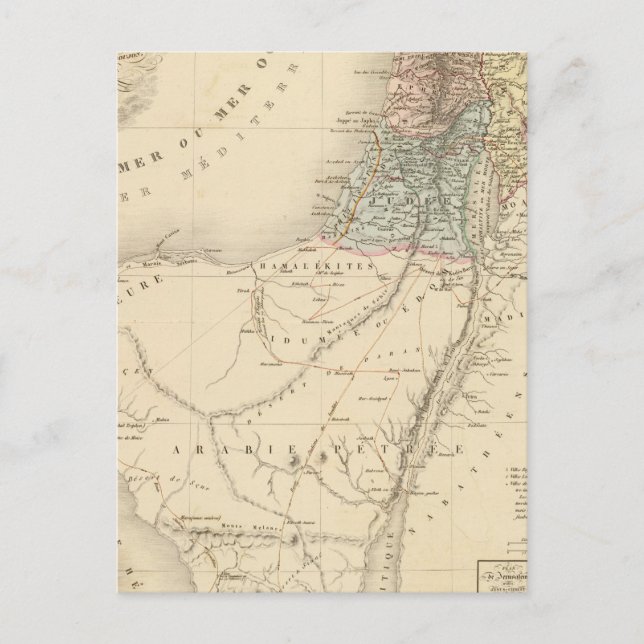 Carte Postale Jérusalem historique, Palestine (Devant)