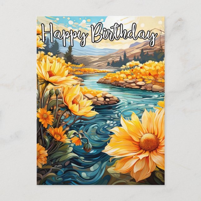 Carte Postale J'espère que vous avez un anniversaire charmant (Devant)