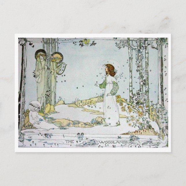 Carte Postale Jessie M. King - La forêt (Devant)