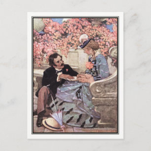 Carte Postale Jessie Willcox Smith - Laurie et Amy