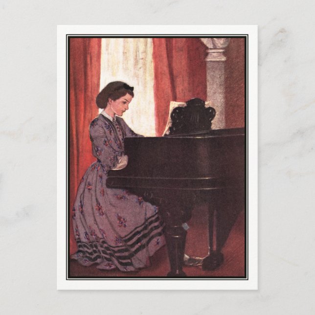 Carte Postale Jessie Willcox Smith - Petites femmes - Beth (Devant)