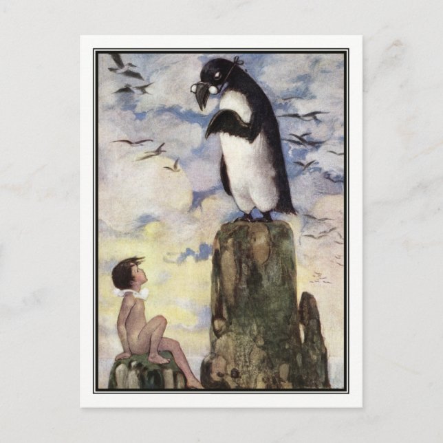 Carte Postale Jessie Willcox Smith - The Water-Baby (Devant)