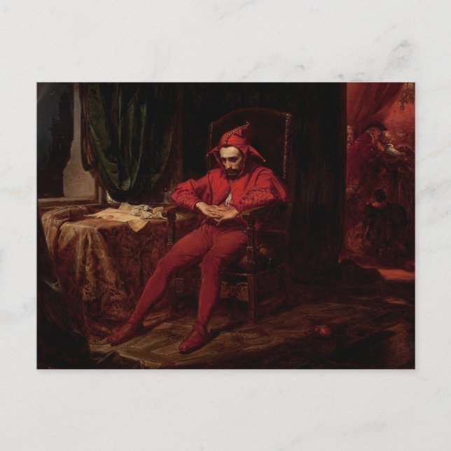 Carte Postale Jester Jan Matejko Art (Devant)