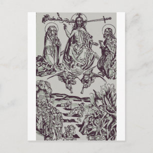 Carte Postale Jésus Christ est le juge de l'univers