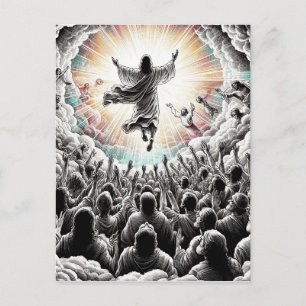 Carte Postale Jésus Christ Le Rapace Art Religieux Chrétien