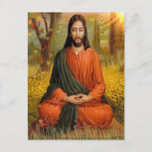 Carte Postale Jesus Christ Meditation