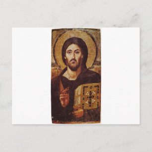 Carte Postale Jesus Christ Pantocrate Christian Icon