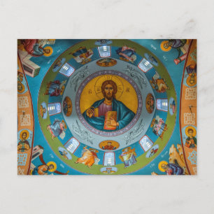Carte Postale Jésus Christ Pantocrateur Seigneur de toute icône 