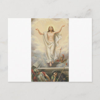 Carte Postale Jésus Christ parmi les nuages