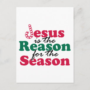 Carte Postale Jésus est la raison