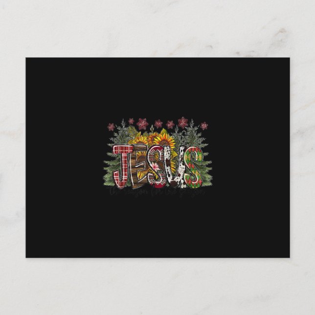 Carte Postale Jésus Est La Raison Pour La Saison Noël (Devant)