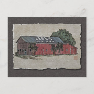 Carte Postale Jésus Est La Réponse Grange