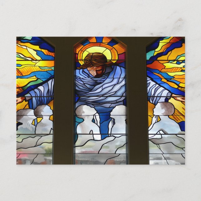 Carte Postale Jésus et les enfants (Devant)