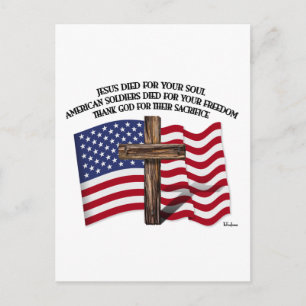 Carte Postale Jésus et les soldats américains traversèrent les E