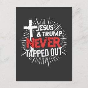Carte Postale Jésus et Trump n'ont jamais tiré le meilleur parti