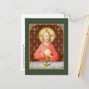 Carte Postale Jésus Instituant la Sainte Communion (SAU 045)