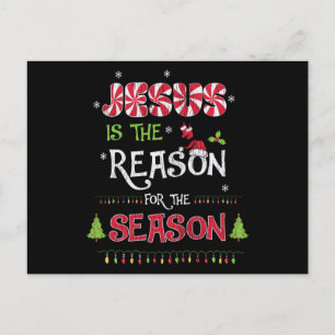 Carte Postale Jésus La Raison La Saison Noël chrétien