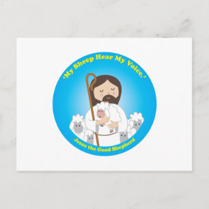 Carte Postale Jésus le Bon Pasteur