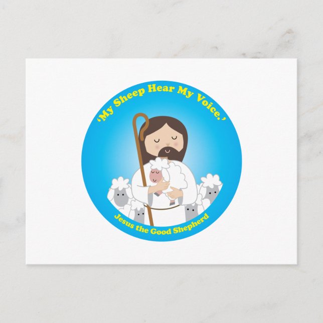 Carte Postale Jésus le Bon Pasteur (Devant)