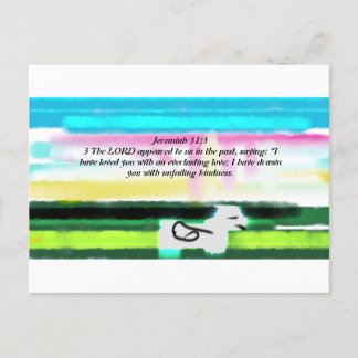 Carte Postale Jésus nous aime