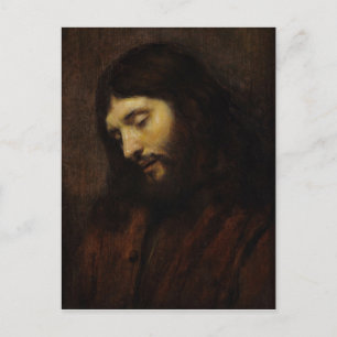 Carte Postale Jésus regardant vers le bas