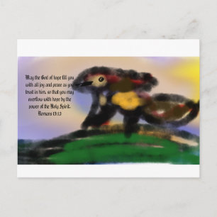 Carte Postale jésus survola