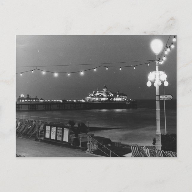 Carte Postale Jetée De Brighton La Nuit (Devant)