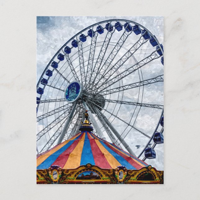 Carte Postale Jetée de la Marine Ferris (Devant)