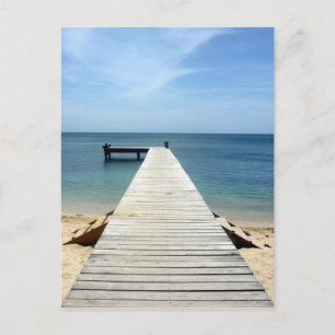 Carte Postale jetée en bois de roatán