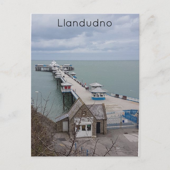 Carte Postale Jetée Llandudno (Devant)