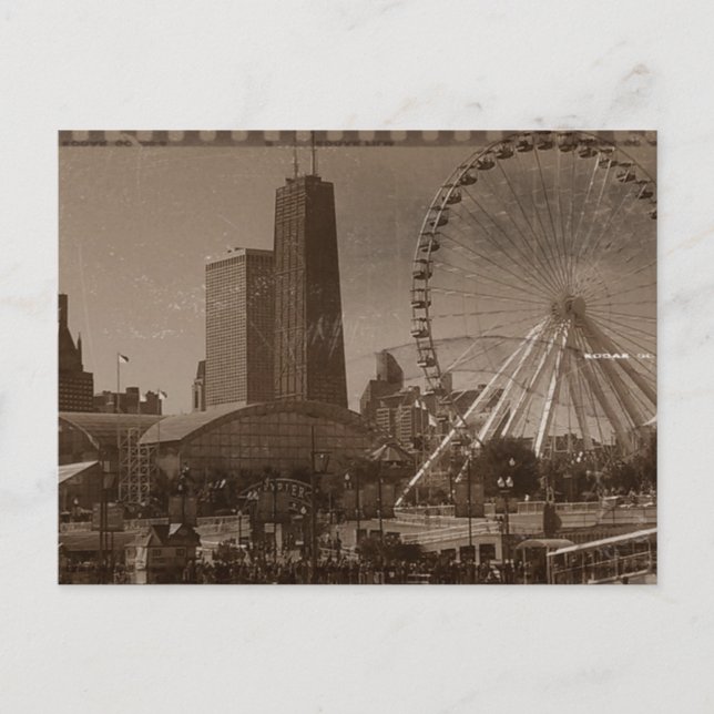 Carte Postale Jetée navale de Chicago (Devant)