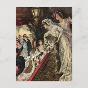 Carte Postale Jeter le bouquet