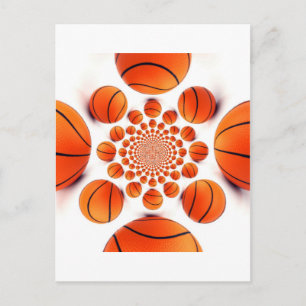 Carte Postale Jeu de basket-ball des champions : Court Vision Ka