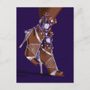CARTE POSTALE JEU DE CHAUSSURES #2