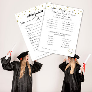 Carte Postale Jeu de fête de fin d'études, Connaissez le jeu de