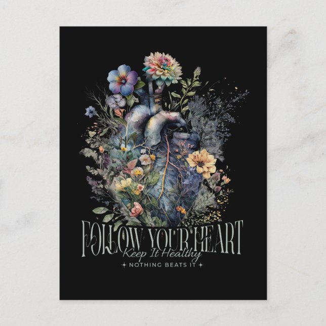 Carte Postale Jeu de santé cardiaque (Devant)