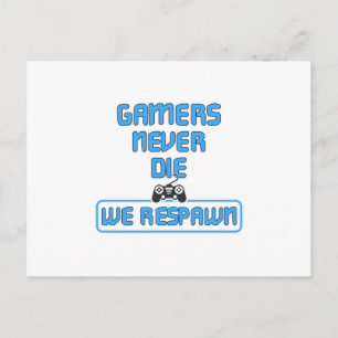 Carte Postale Jeu Jeu Joueur Vidéo Jeu Console Idée cadeau