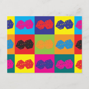 Carte Postale Jeu Pop Art